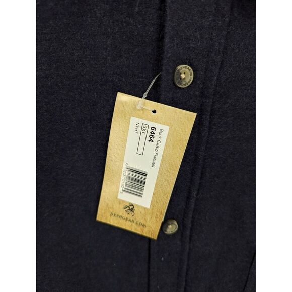 NEW Legendary Whitetails Flannel Shirt Buck Camp Button Up Men's 3XT Tall - Picture 8 of 11